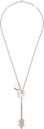 Paco Rabanne Geometric Key Pendant Necklace