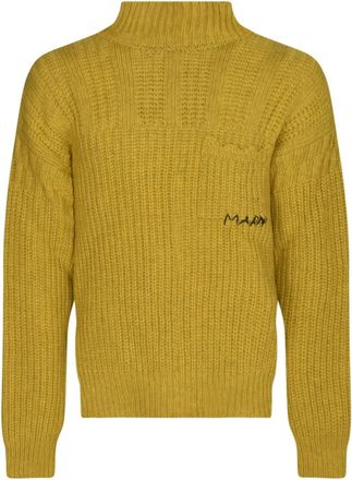 Marni Virgin Wool Turtleneck Sweater - Heren - Coltruien - Geel - M - Truien & Vesten