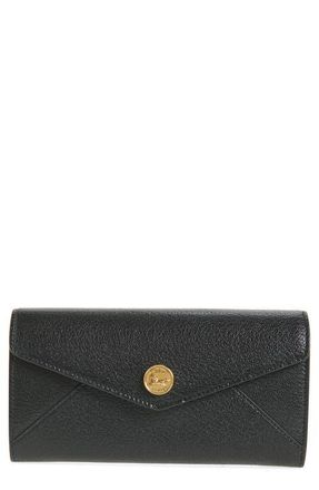 Chlo&eacute; Envelope Long Wallet in Black at Nordstrom