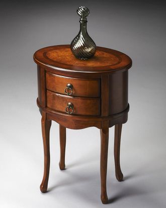 Butler Specialty Company Butler Specialty Masterpiece Oval Side Table With Drawers