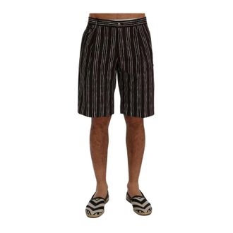 Dolce & Gabbana Heren, Korte broeken, Veelkleurig, Maat: XS Katoen