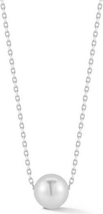 Glaze Jewelry Cultured Pearl Pendant Necklace in Silver at Nordstrom Rack