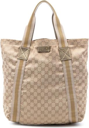 Gucci Pre-owned Gucci GG Canvas Web Tote Ladies N8NU076Q07MSP6VE