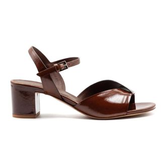 Del Carlo High Heel Sandals, female, Brown, Size: 10 US High Heel Sandals