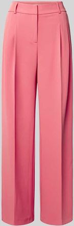 Christian Berg Flared Anzughose mit Bundfalten in Pink, Gr&ouml;&szlig;e 40