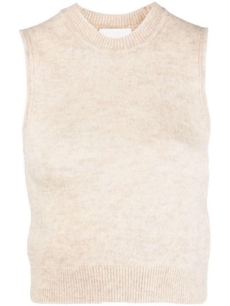 Isabel Marant Ametis knitted vest - Neutrals