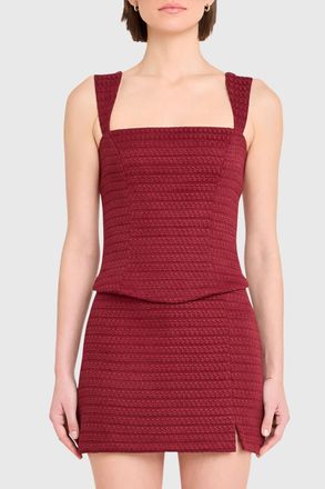 Amanda Uprichard Cerrone Top In Russet
