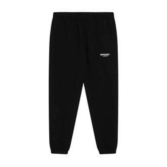 Represent Logo Owners Club Sweatpant - male - REPRESENT - Sweatpants - Black - S - Trousers