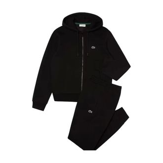 Lacoste unisex, Sport, Zwart, Maat: 3XL Katoen