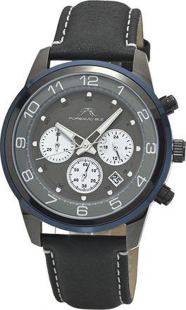 Porsamo Bleu Mens Arthur Genuine Leather Band Watch 1093BARL