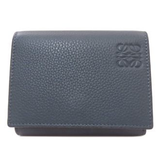 Loewe Navy Leather Wallet (Bi-Fold) (Pre-Owned)