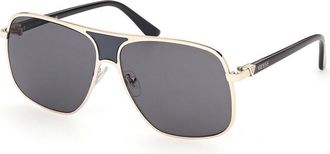 Guess GU00358 32A Womens Sunglasses Gold Size 61