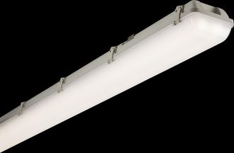 Netlighting 6ft Twin LED Non Corrosive Emergency 6000K 230V IP65 69W in Grey
