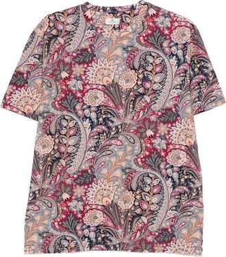 Etro T-shirt met paisley-print - Rood
