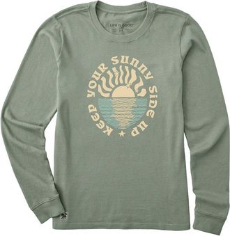 Life is good Long Sleeve Crusher T-Shirt