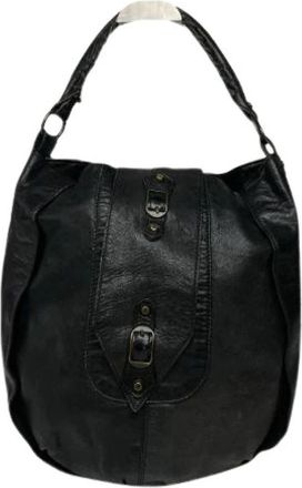 Balenciaga Pre-owned Shoulder Bags, female, Black, Size: ONE SIZE Pre-owned Vintage Shoulder Bag