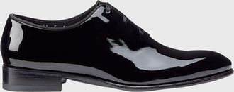 Santoni Mens Padova Patent Leather Oxfords