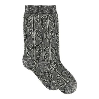 Dries Van Noten Paisley Jacquard Gebreide Sokken - Dames - Ondergoed - Veelkleurig - Maat: XS Katoen