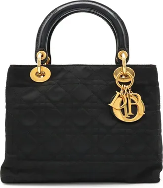 Dior Black Nylon Handbag Tote Bag (Pre-Owned)