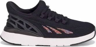 Drew Womens Halo Shoes In Black Mesh Combo