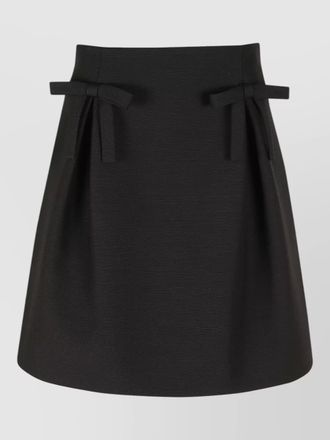 Valentino Garavani skirt featuring bow detail and refined design