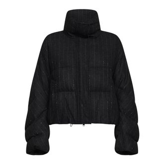 Brunello Cucinelli Dames, Jassen, Grijs, Maat: M Wol