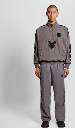 Lyle & Scott Lyle And Scott Mens Plaid Zipped Drill Pant - Grey - Size: 35/34