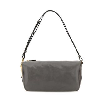 Gucci Grey Leather Shoulder Bag