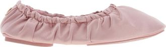 Jimmy Choo London Bardo Satin Ballerina Flats, Brand Size 35.5 ( US Size 5.5 )