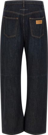 Maison Margiela Wide-Leg Cotton Denim Jeans - Blue