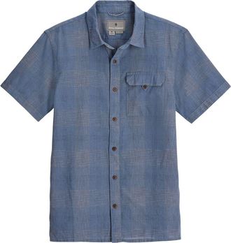 Royal Robbins Hempline Spaced Short Sleeve Hemp Blend Button-Up Shirt in Flint at Nordstrom, Size Xx-Large