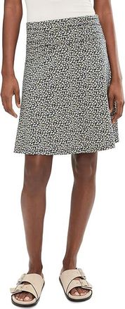 Toad&Co Chaka Skirt Womens Skirt Midnight Print : XS, Cotton/Jersey/Spandex