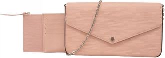 Louis Vuitton Rose Ballerine Chain/Shoulder Wallet (Pre-Owned)