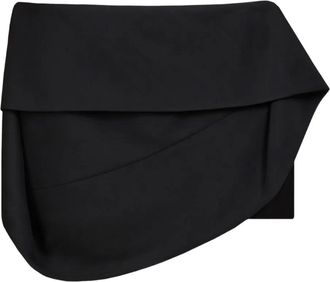 Ferragamo Minigonna drappeggiata - Nero