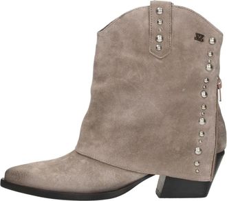 Lazamani Yara Boots - Dames - Cowboylaarzen - Beige - 38 EU - Leer - Schoenen