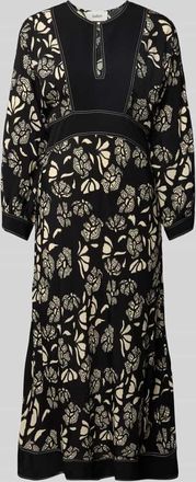 BA&SH Maxikleid mit Schl&uuml;sselloch-Ausschnitt Modell DRESS AUDE in Black, Gr&ouml;&szlig;e 34