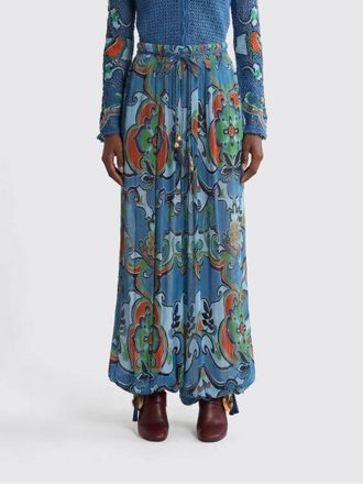 Etro Pantaloni a gamba larga Etro in misto seta stampata