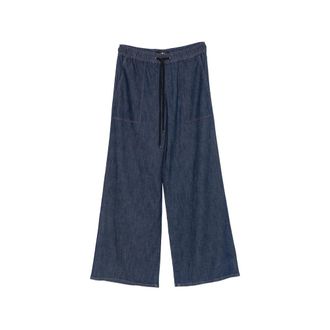 7 For All Mankind Utility Drawstring Wide-leg Jeans