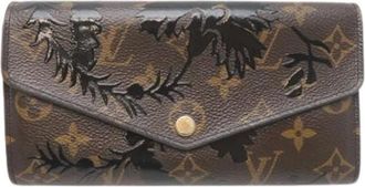 Louis Vuitton Pre-owned Wallets, female, Brown, Size: ONE SIZE Pre-owned Canvas Wallet