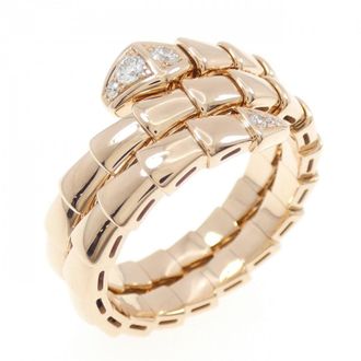 Bulgari Pink Gold Pink Gold (18K) Band Ring (Pre-Owned)