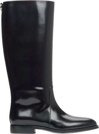 Estro & Luminara Kniehoge Laarzen - Dames - Schoenen - Zwart - Maat: 35 EU Zijde