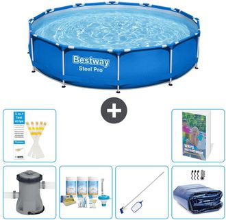 Bestway Piscina Bestway Steel Pro Redonda - 366x76 Cm - 7-piezas S267