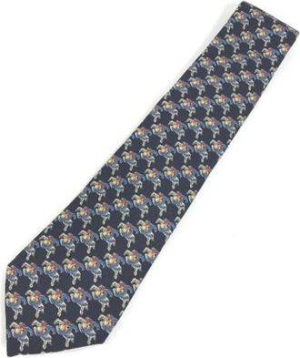 Chanel Pre-owned Cravat - Heren - Vintage Accessoires - Blauw - ONE Size - Vintage