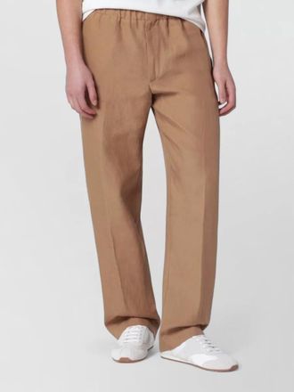 Lardini linen trousers tailored side and back pockets