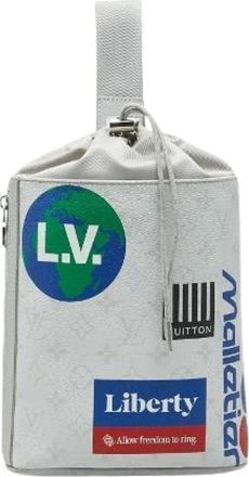 Louis Vuitton Pre-owned Chalk Sling Bag Monogram Shoulder Bag - Dames - Vintage Tas - Wit - ONE Size - Leer - Vintage