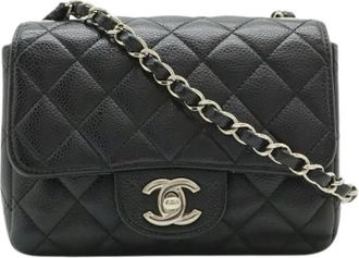 Chanel Pre-owned Matelasse Pochette Schoudertas - Dames - Vintage Schoudertas - Zwart - ONE Size - Leer - Vintage