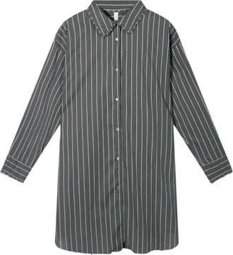 10 Days Dames, Blouses & Shirts, Grijs, Maat: XS Katoen