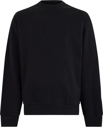 HUGO BOSS Cotton Crew Neck Sweatshirt - male - Boss - Sweatshirts - Black - 2XL - Sweatshirts & Hoodies