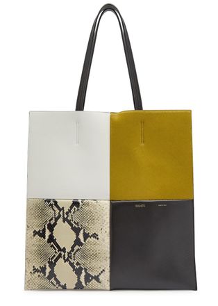 Khaite Piper Patchwork Leather Tote bag - Multicoloured - One Size