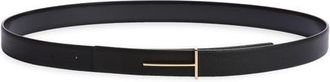Tom Ford Leather Belt in Black at Nordstrom, Size 100